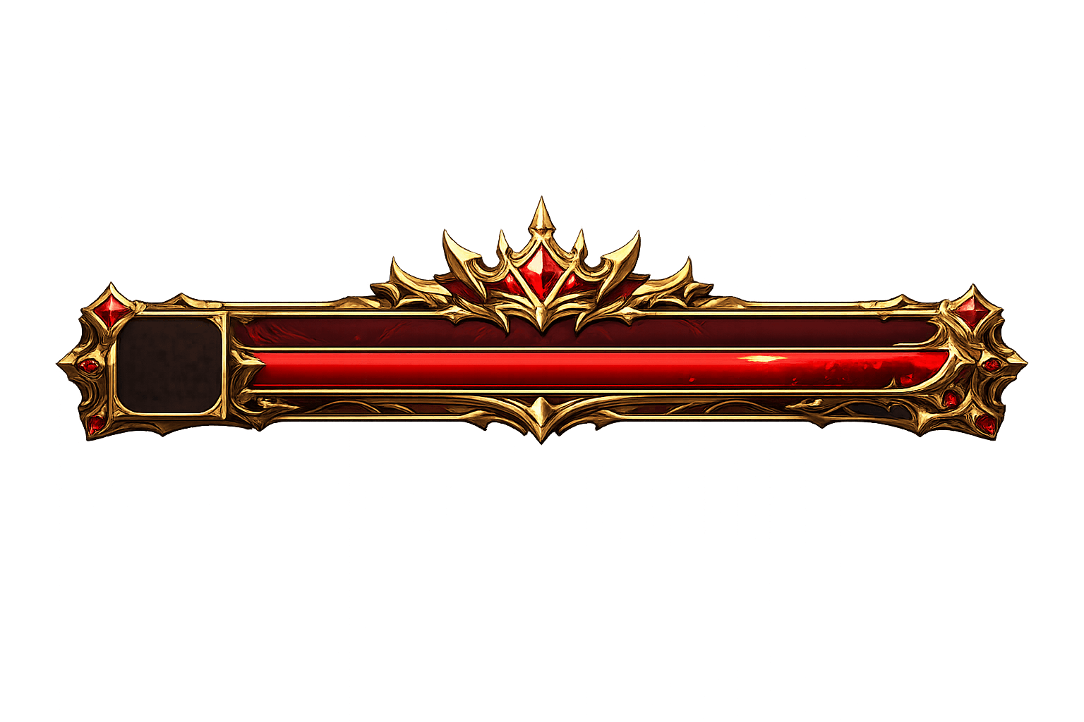 Anime Fantasy Battle HUD Boss Bar