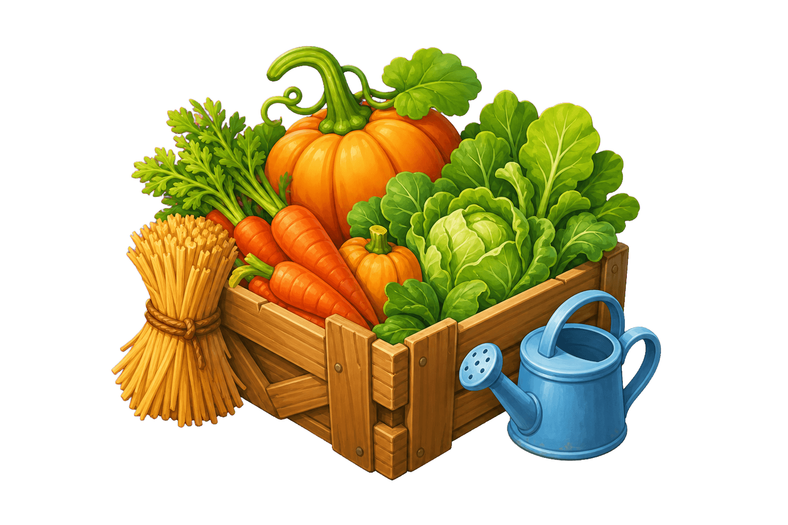 Cozy Farm Harvest Crate