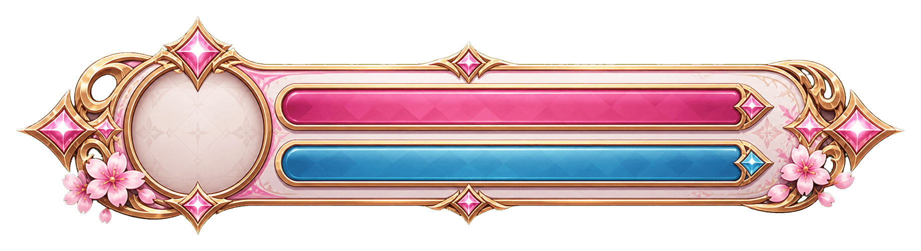 Anime Fantasy Battle Status HUD
